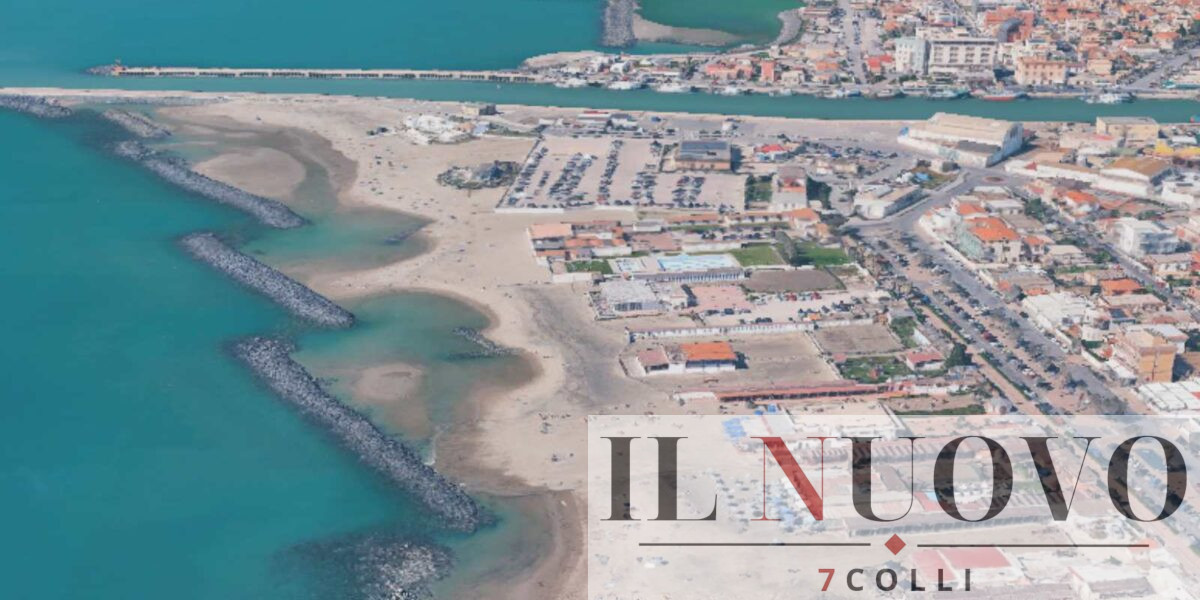 Fiumicino, il litorale in cui è attivo lo stabilimento