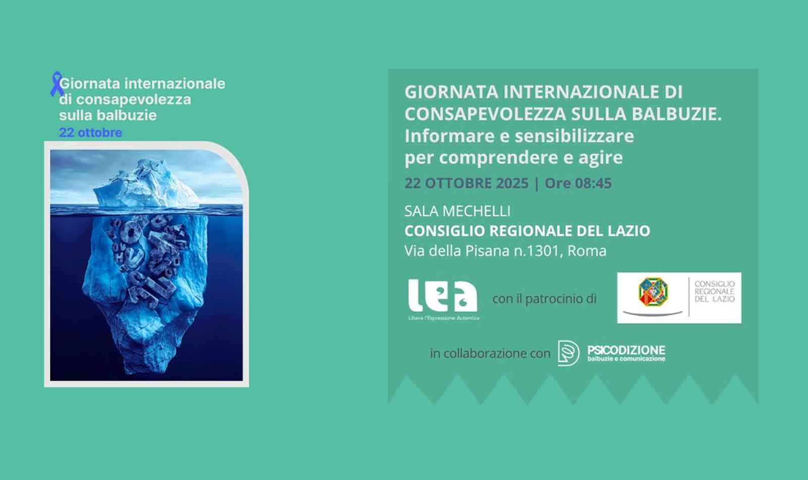 Giornata Internazionale sulla consapevolezza della balbuzie