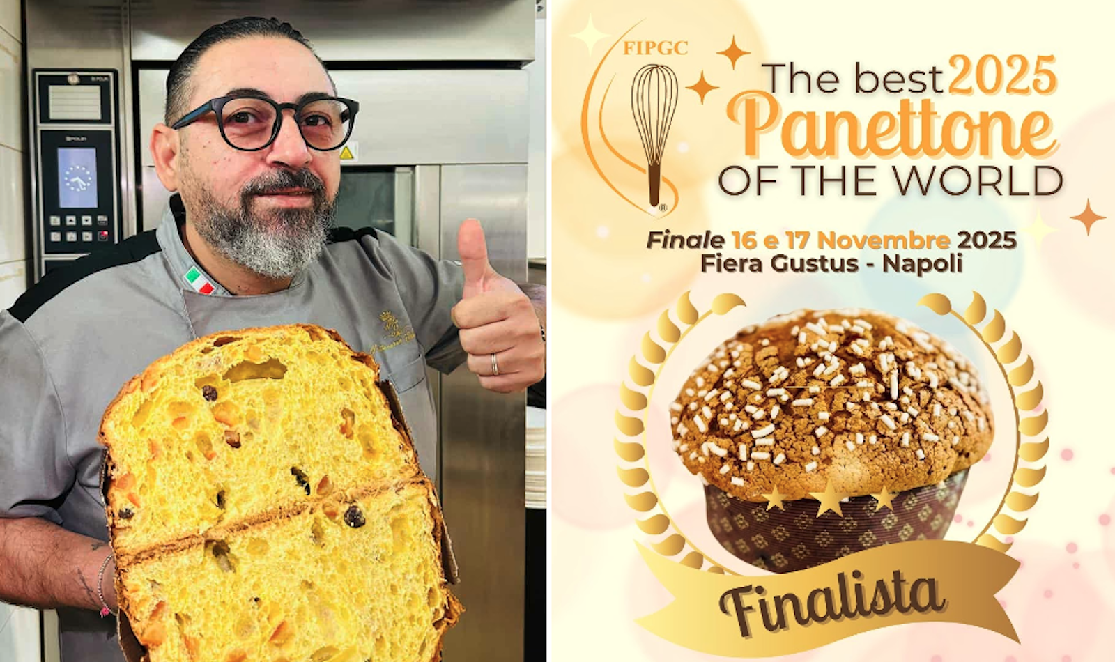 Guiderdone finalista The best Panettone of the world