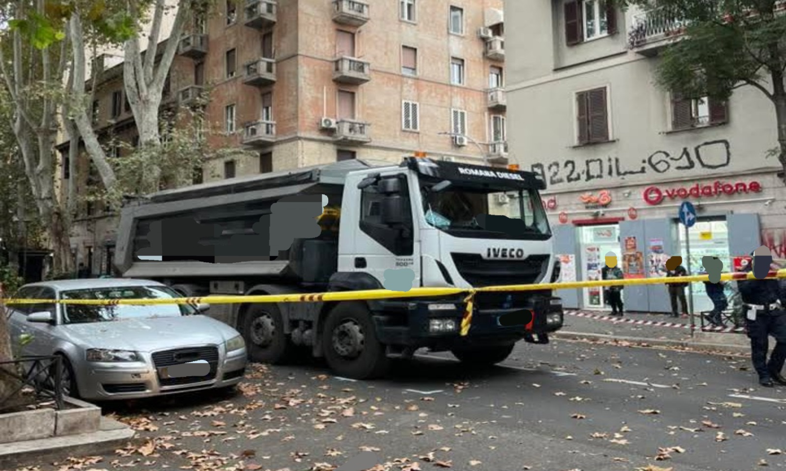 Investito a Roma a Torpignattara