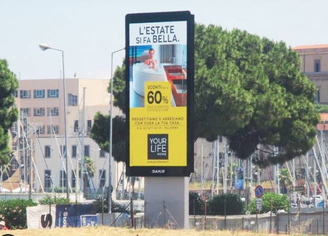 Un led wall come quelli in arrivo presto a Nettuno