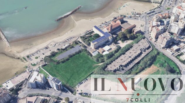 Nettuno, l'area su in corso di riqualificazione, diventerà parco, foto Google Maps