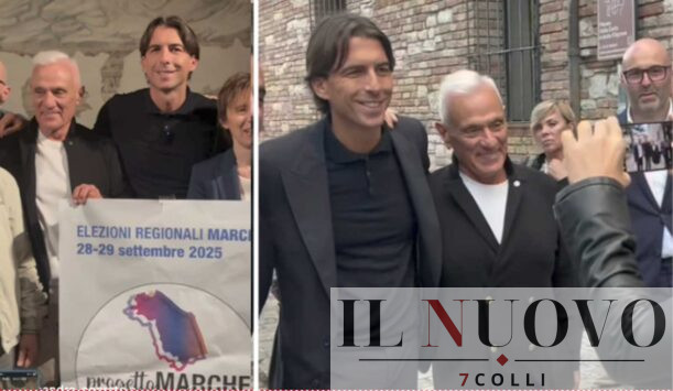 Regione Marche, l'assessore allo Sport di Roma Onorato in due incontri pubblici a sostegno di Ricci, foto profili social di Alessandro Onorato