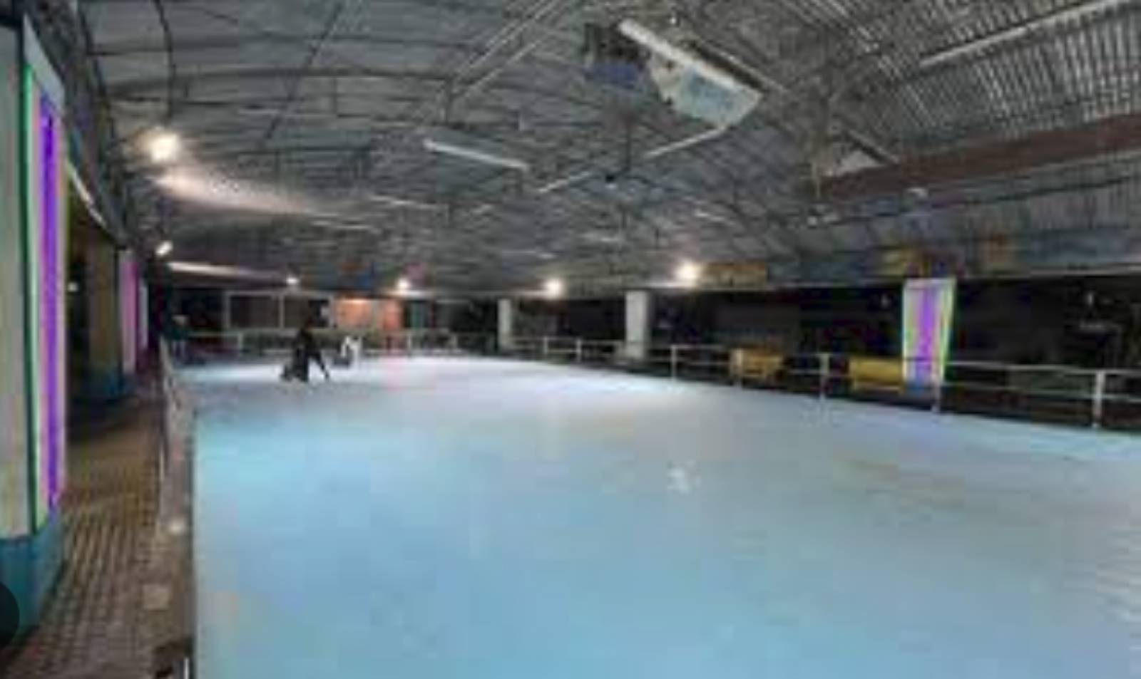 Ostia, la pista di pattinaggio degli anni passati