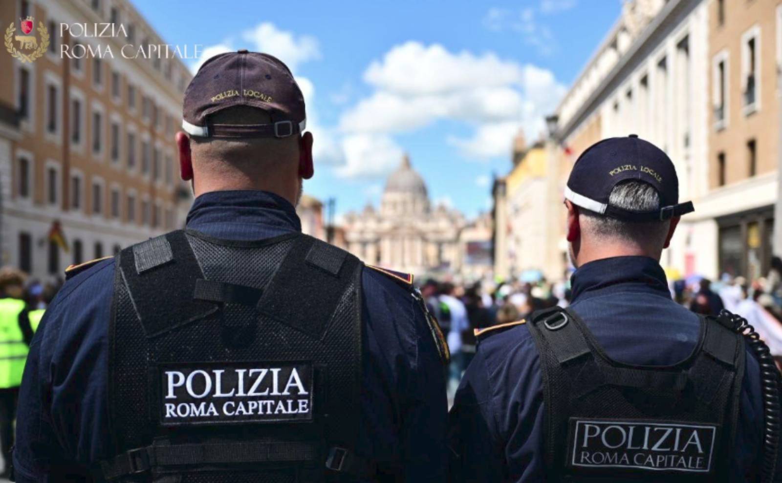 Polizia Locale di Roma in azione