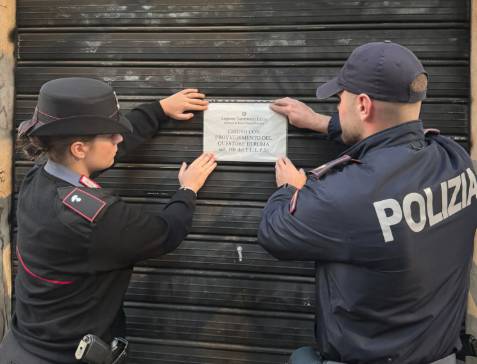 Roma, Polizia in azione