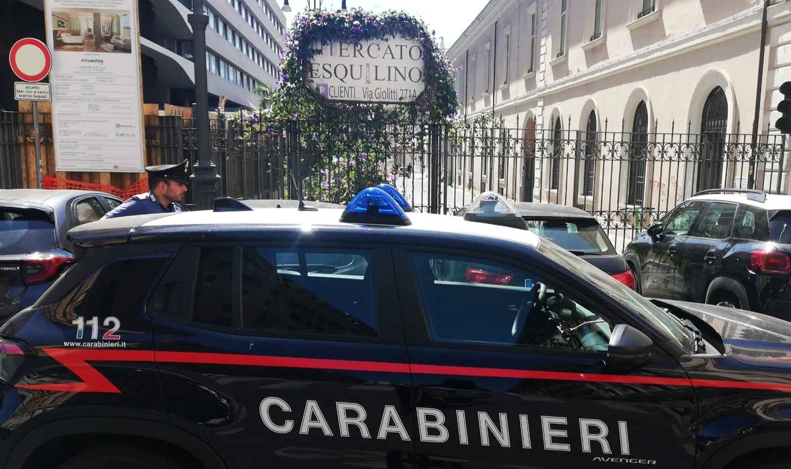 Roma Carabinieri in azione Esquilino