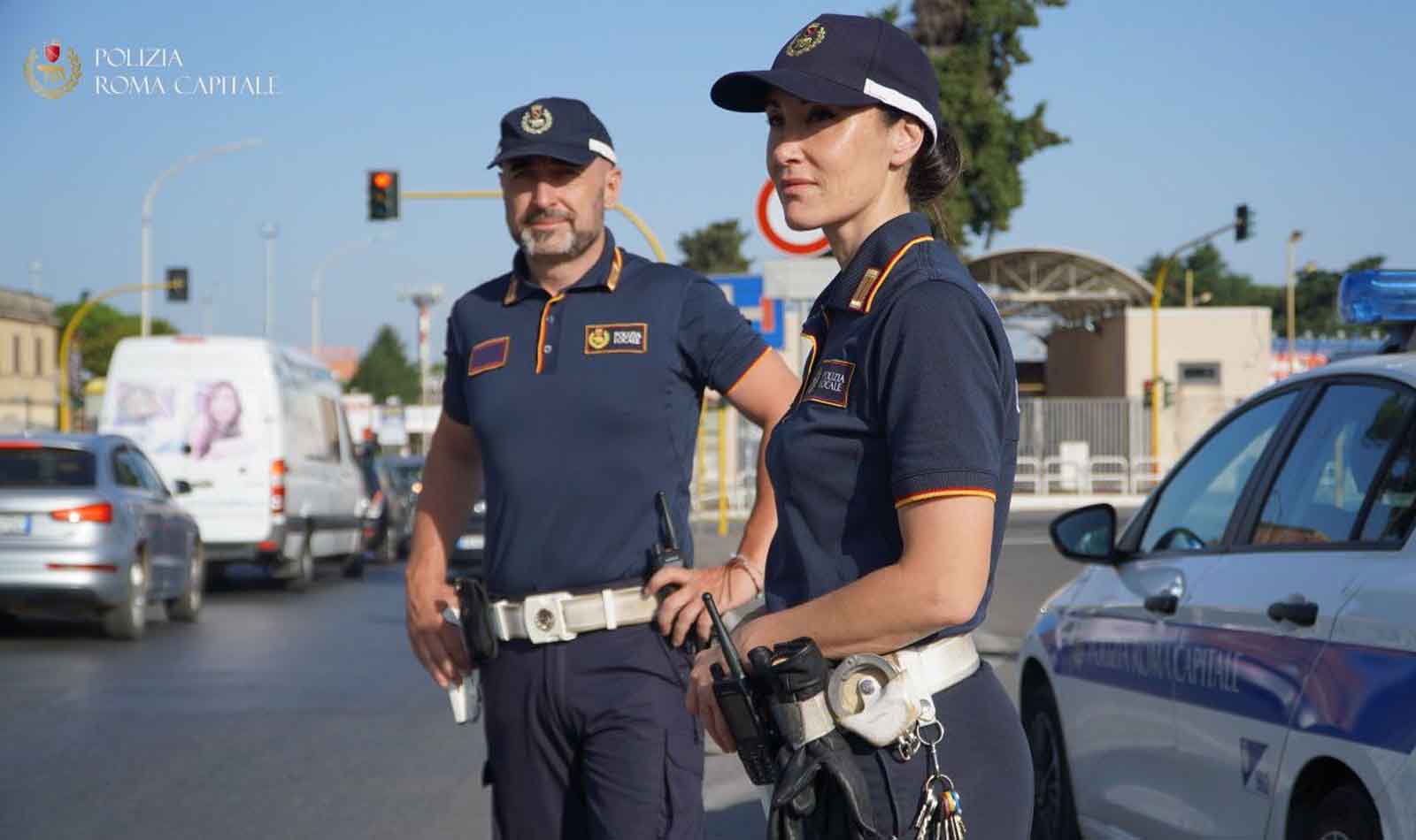 Roma, Polizia Locale in azione