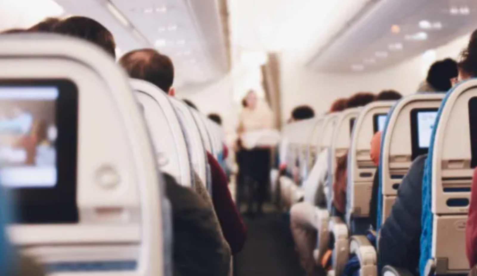 Roma, un area in transito, come quello su cui lavorava l'assistente di volo