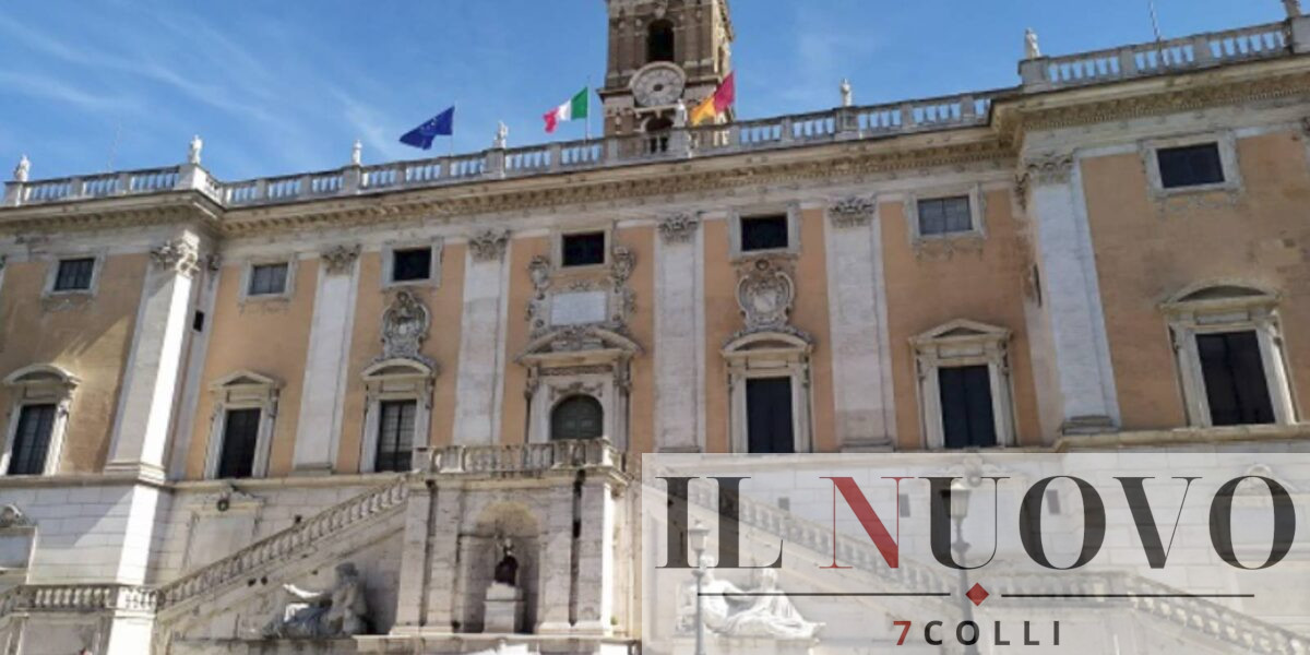 Roma, la sede del Comune, in Campidoglio , foto del Municipio capitolino - www.7colli.it