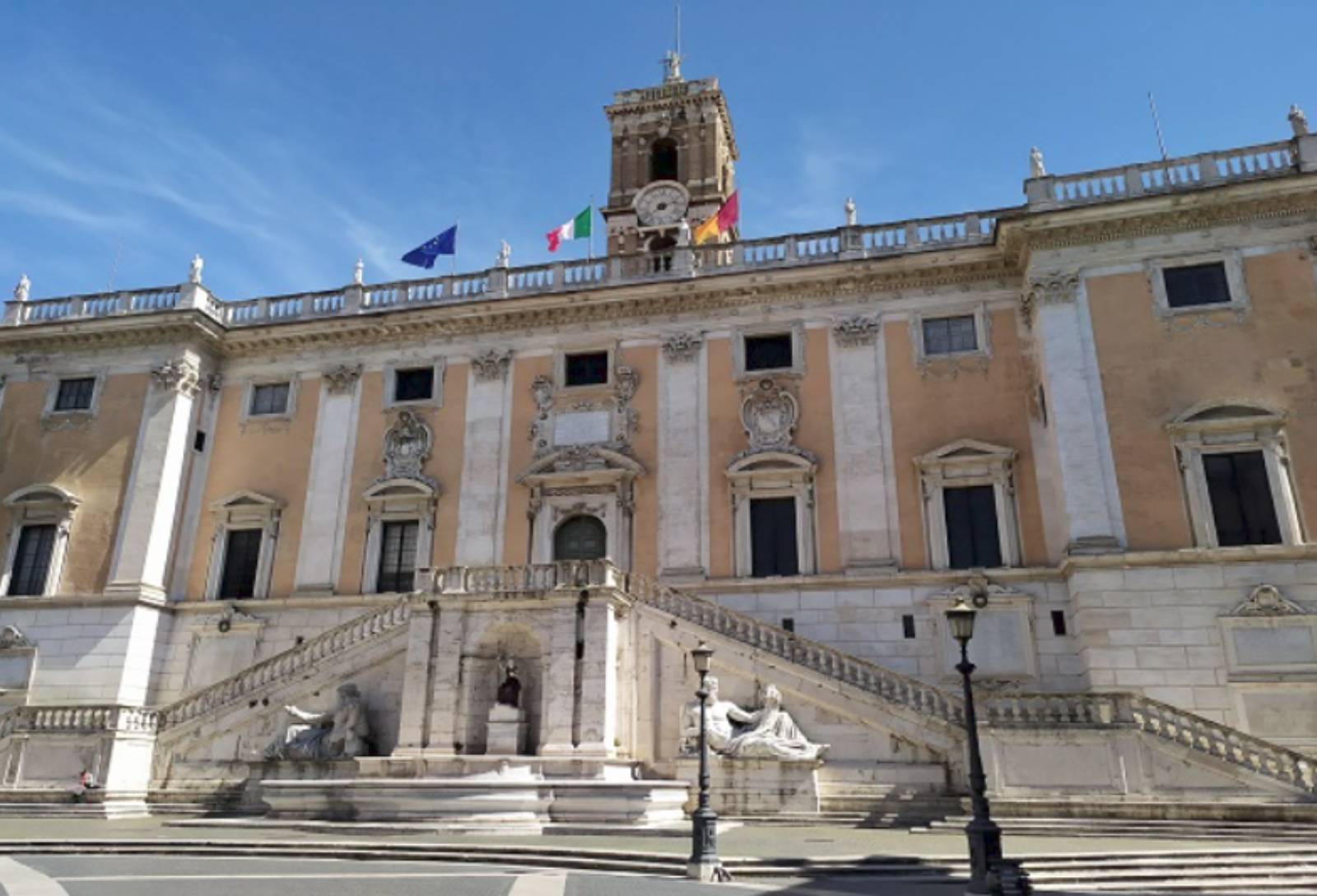 Roma, la sede del Comune, in Campidoglio , foto del Municipio capitolino - www.7colli.it