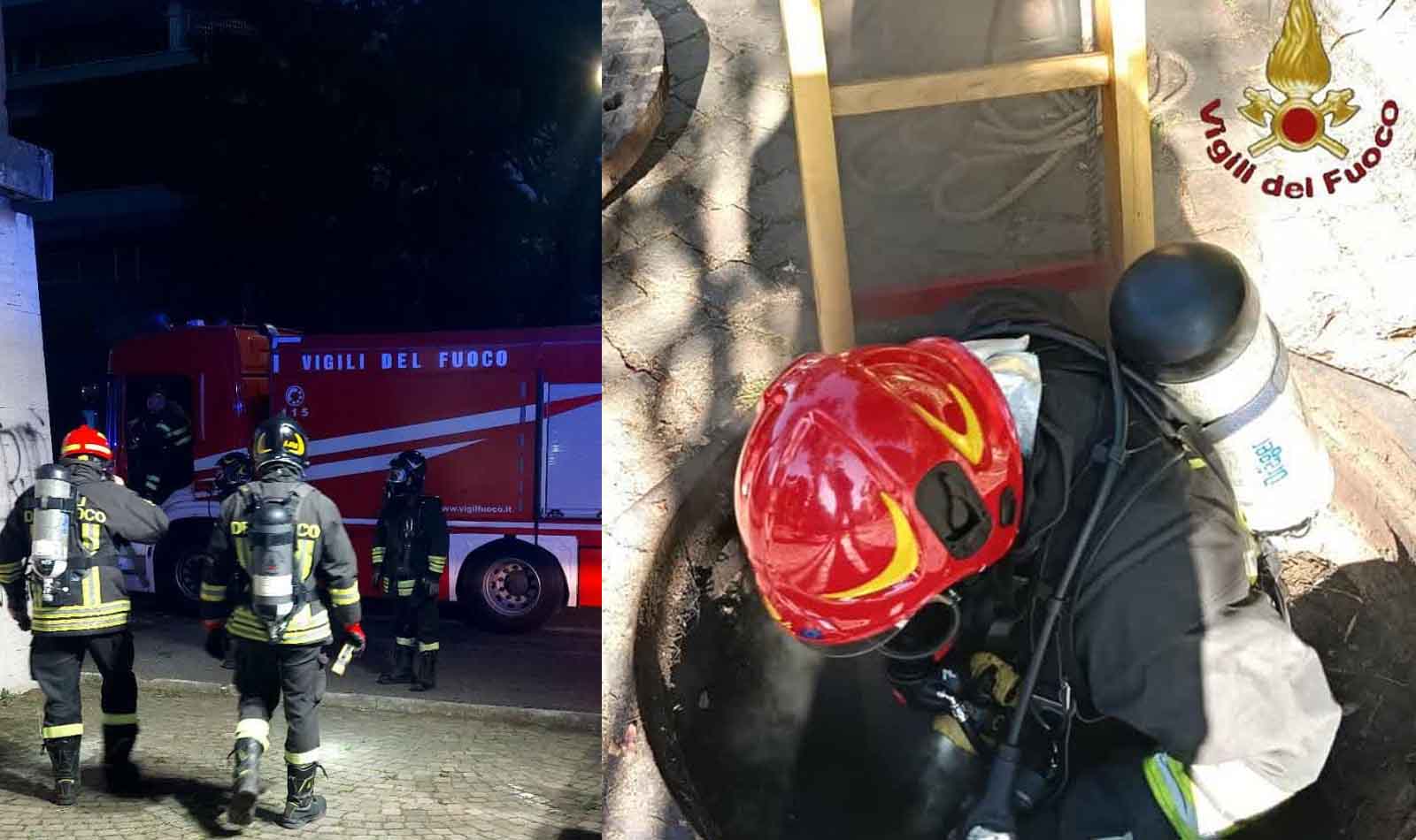 Roma, incendio all'Eur