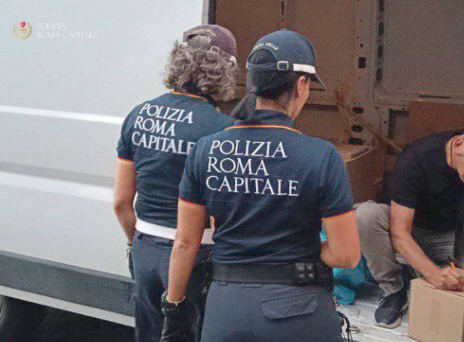 Polizia Locale di Roma in azione