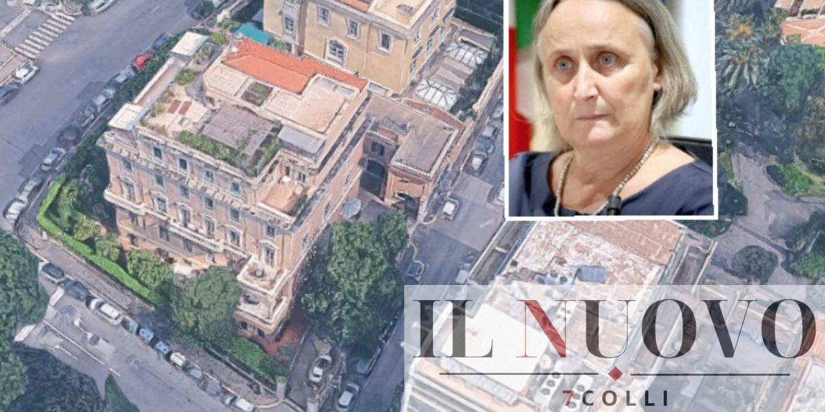 Roma, sullo sfondo Via Jacopo Peri, 1, fotot Google Maps, in primo piano l'assessore all'Ambiente Sabrina Alfonsi