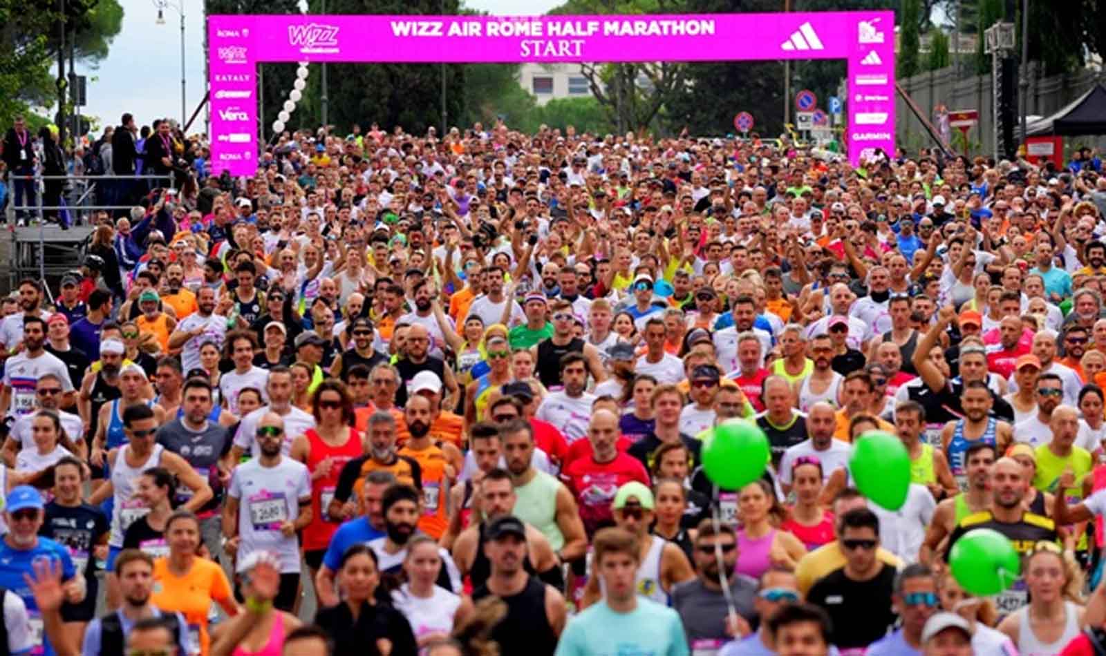 Roma, mezza maratona 2025
