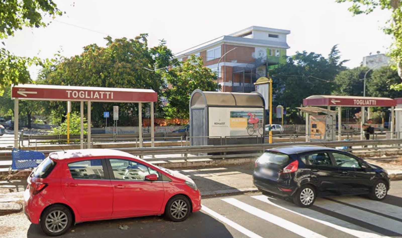 Roma, viale Palmiro Togliatti tram 14