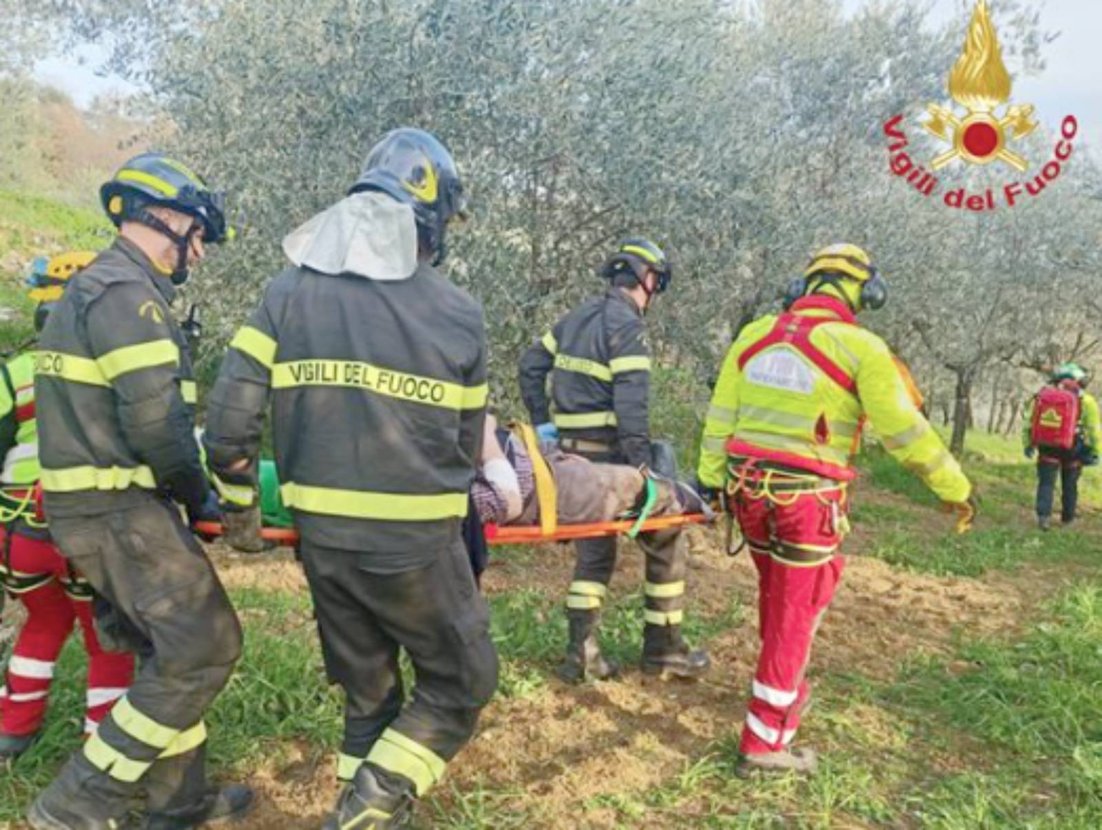 Vigili del Fuoco in azione, foto generica