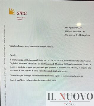 chiusura cimiteri a Roma