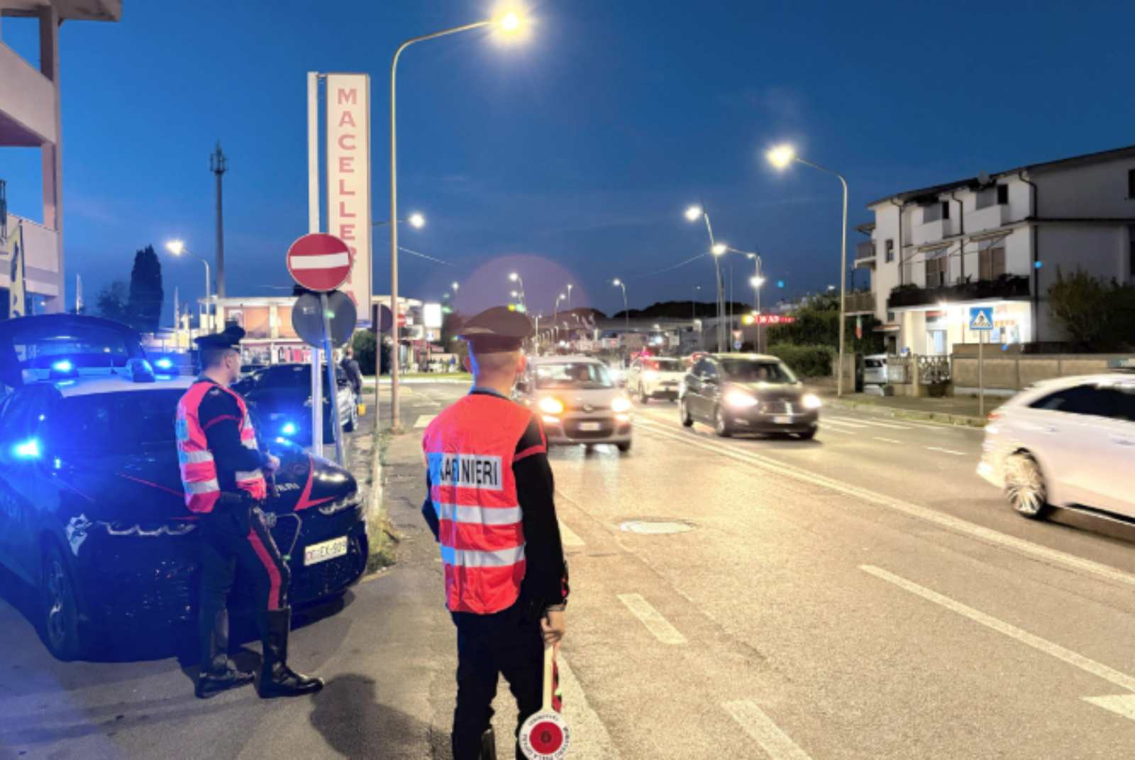Carabinieri in azione a Lavinio