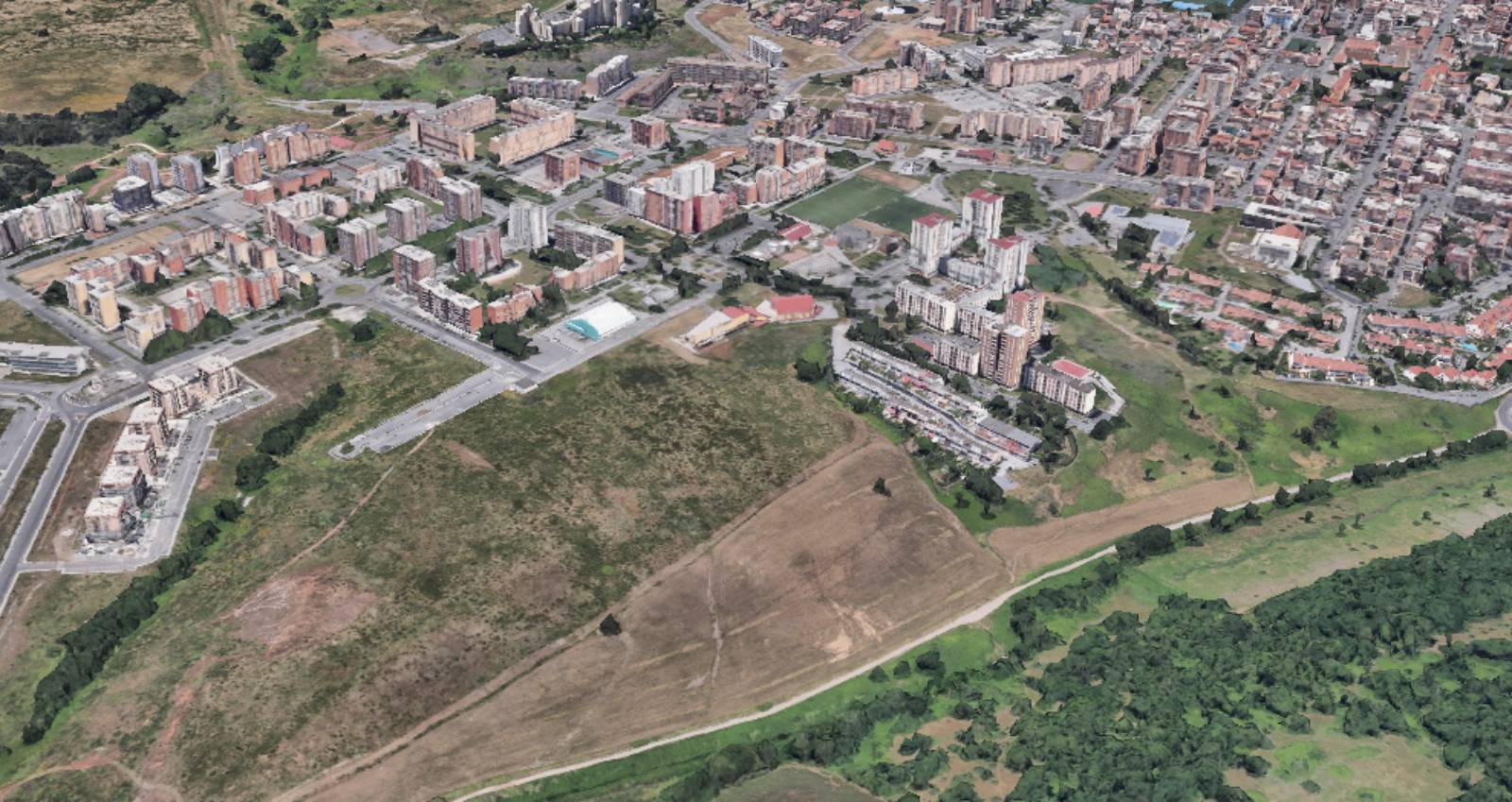 Pomezia, la nuova super strada di collegamento tra le vie Cincinnato e Nenni, foto Google Maps