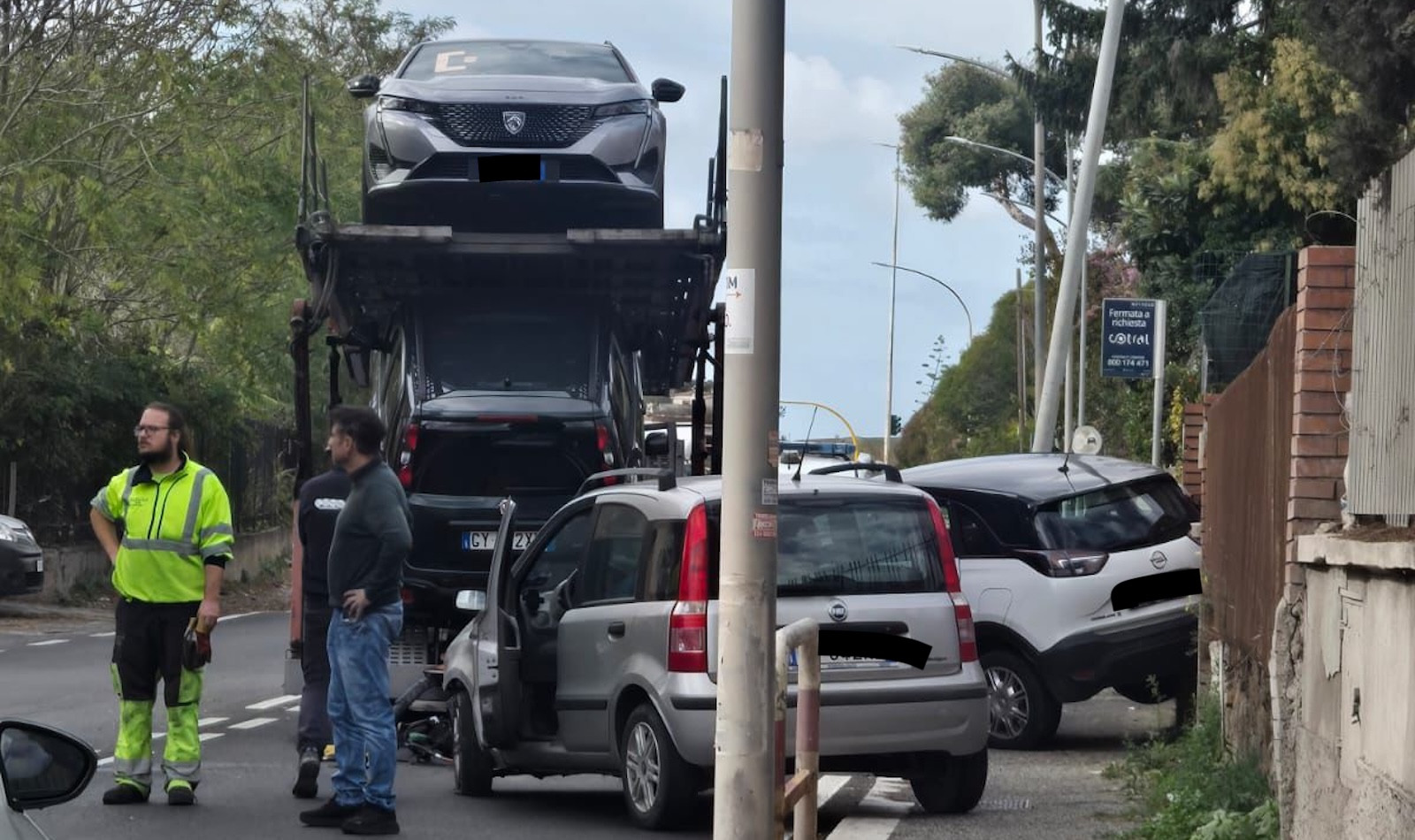 incidente via della Magliana