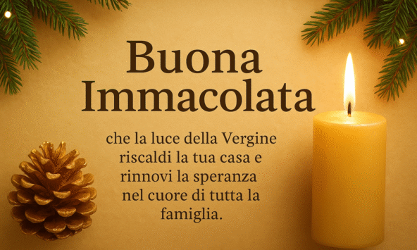 Auguri buona immacolata