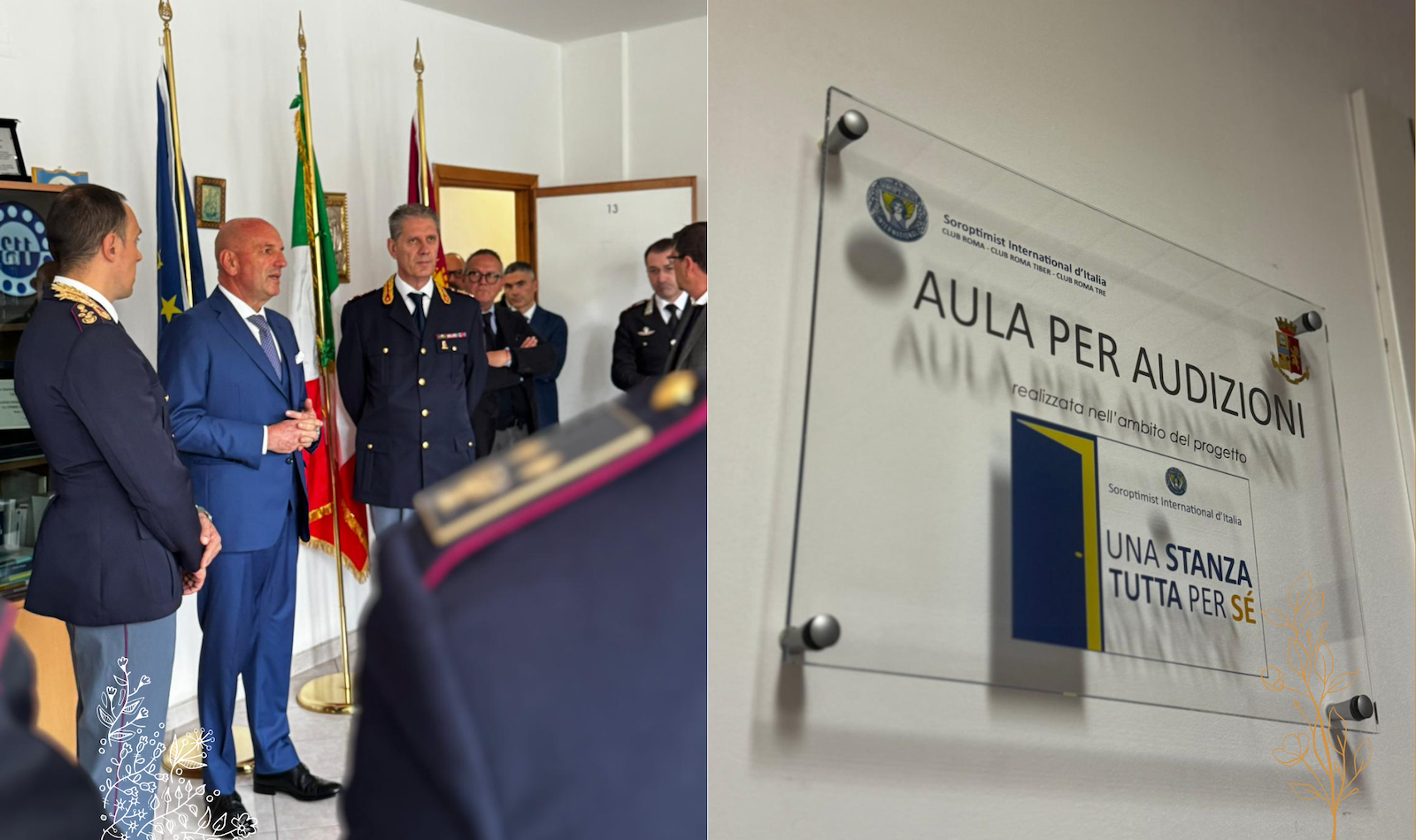 commissariato Spinaceto - "una stanza che accoglie"