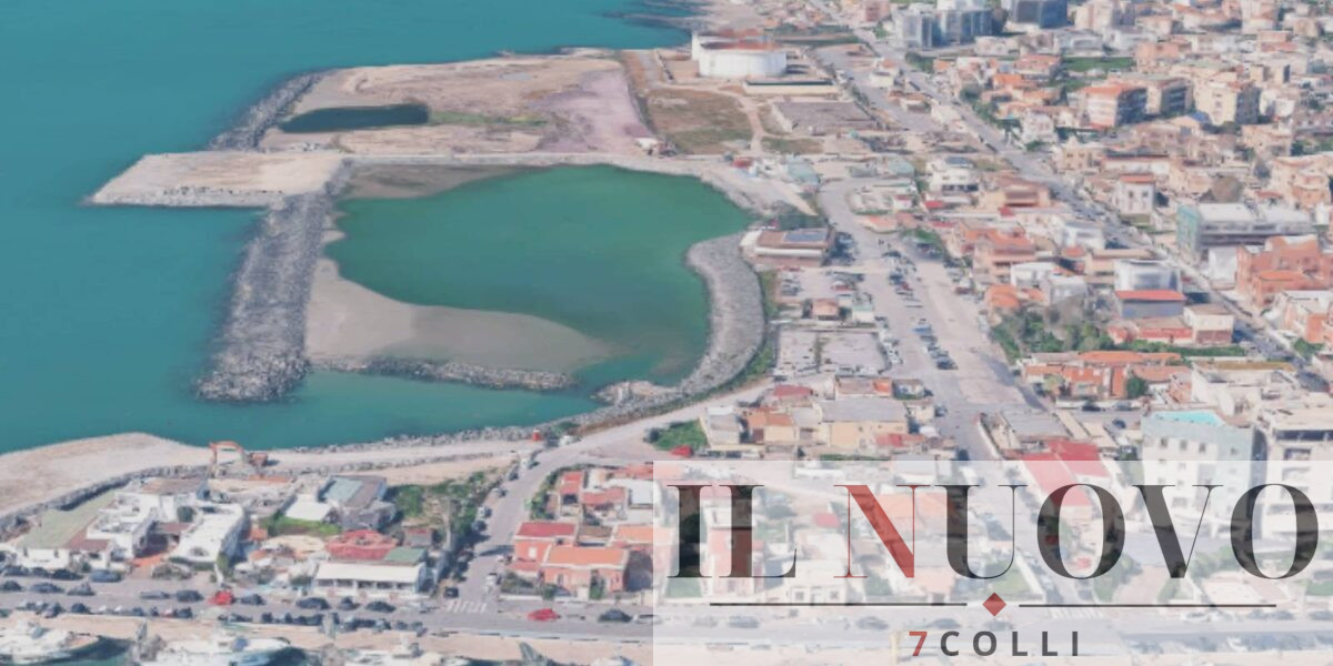 Fiumicino, l'area del porto, foto. Google Maps