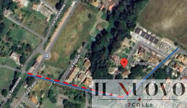 Fiumicino, l'area oggetto dell'intervento, foto del Comune