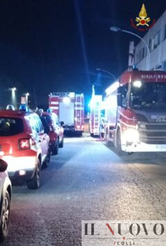 incendio via Fortunato Depero