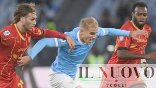 La Lazio stende il Lecce 2 a 0 all’Olimpico: doppio palo, Var, nuova aquila Flaminia e protesta sugli spalti