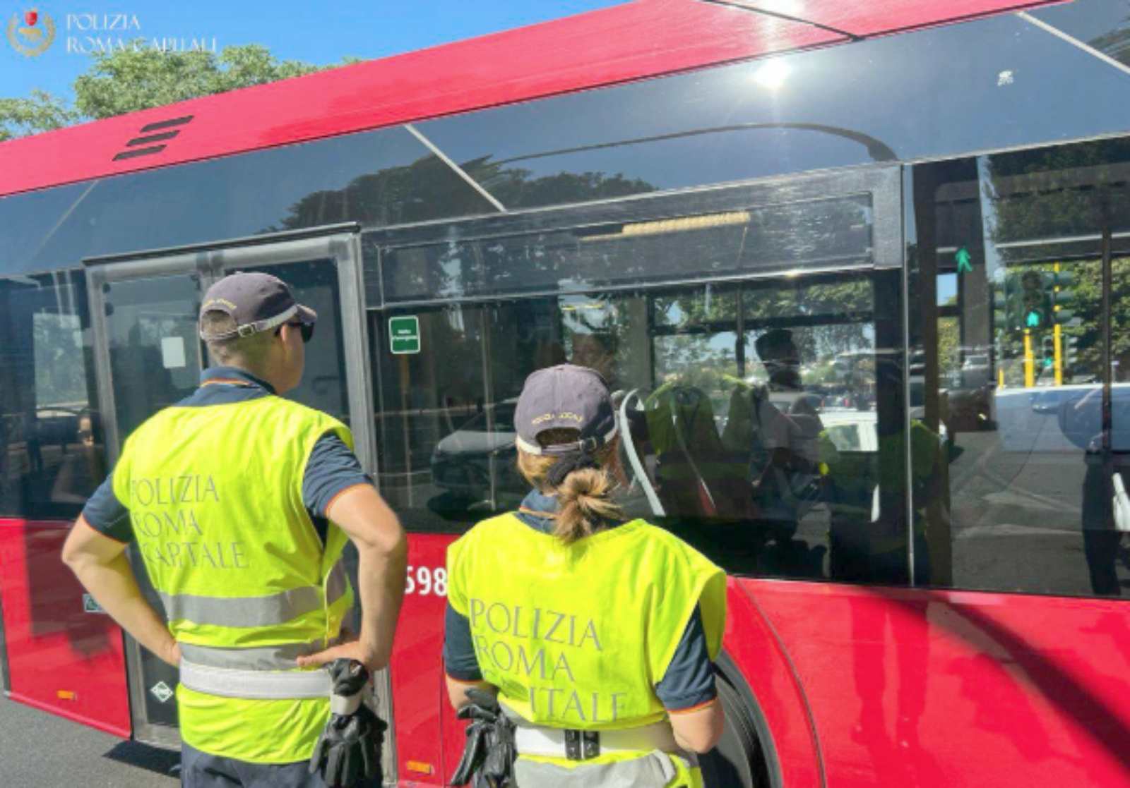 Polizia Locale in azione a Roma