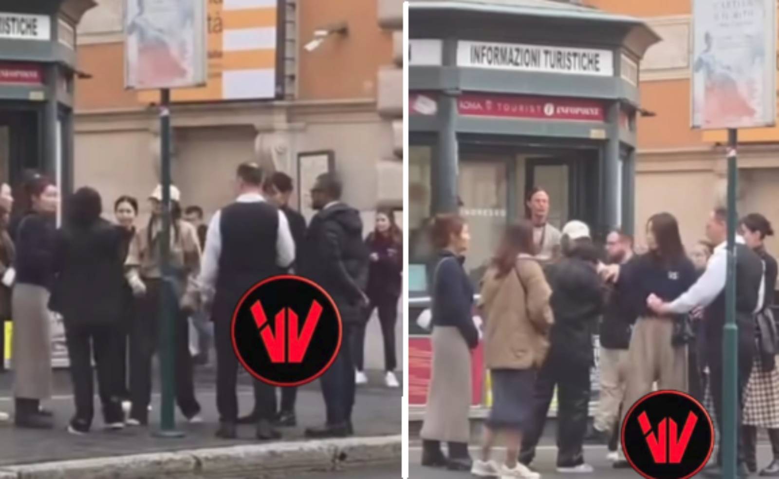 Roma, due immagini di Welcome to favelas