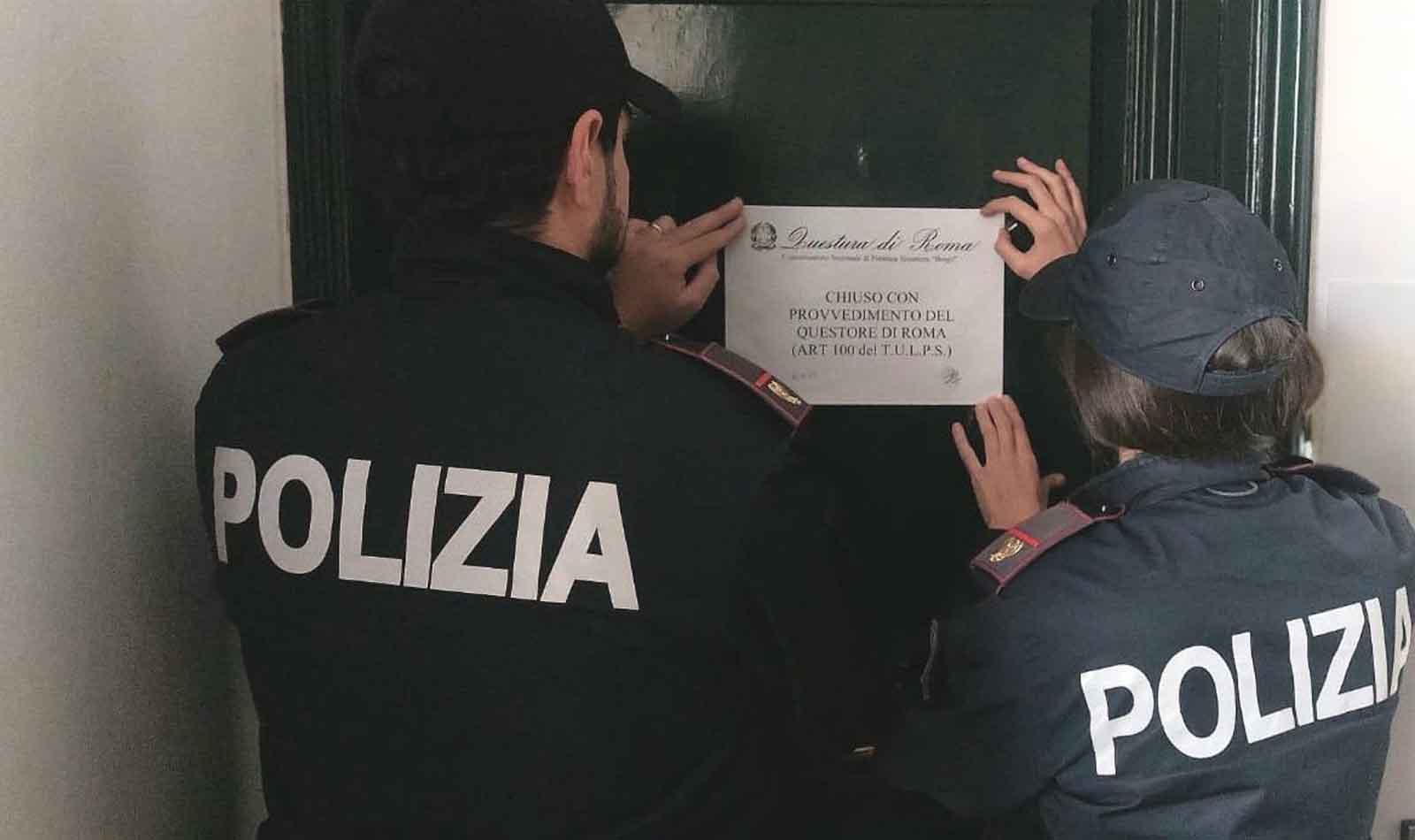 Roma, Polizia in azione