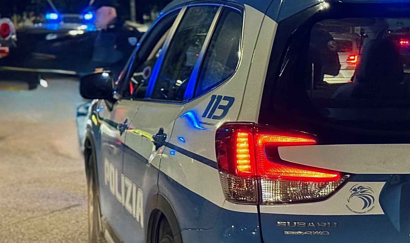 Roma, Polizia in azione Prenestino Quarticciolo