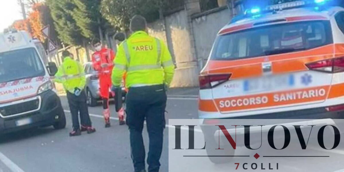 Un auto medica dopo un incidente