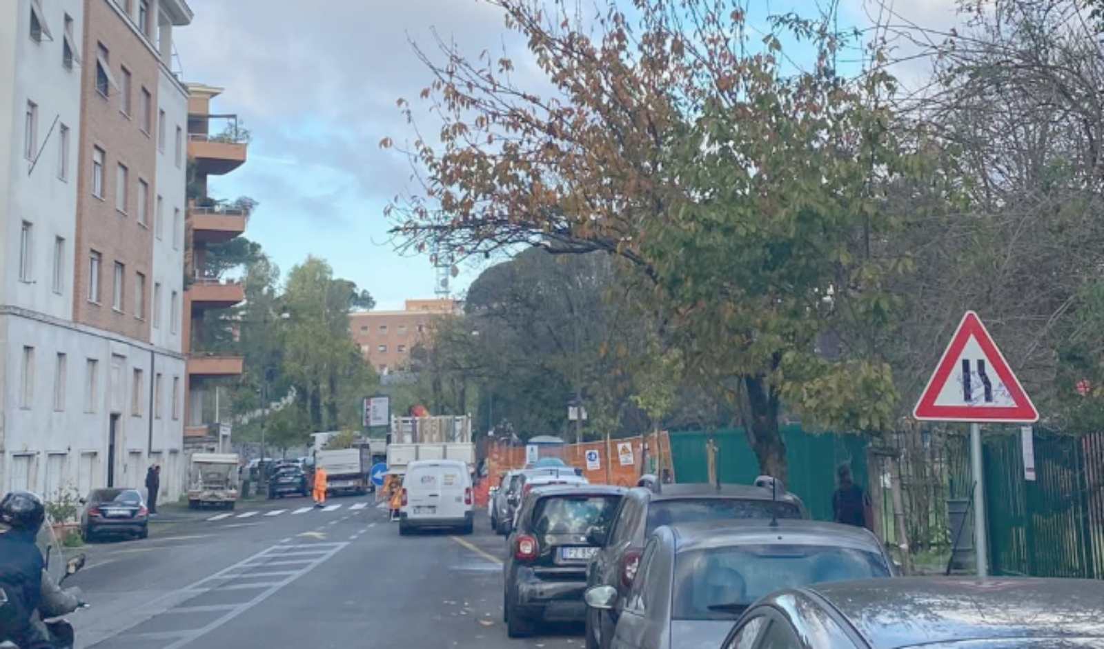 Roma, ciliegi di via Panama, post del Gruppo Fermate la ZTL in Fascia Verde
