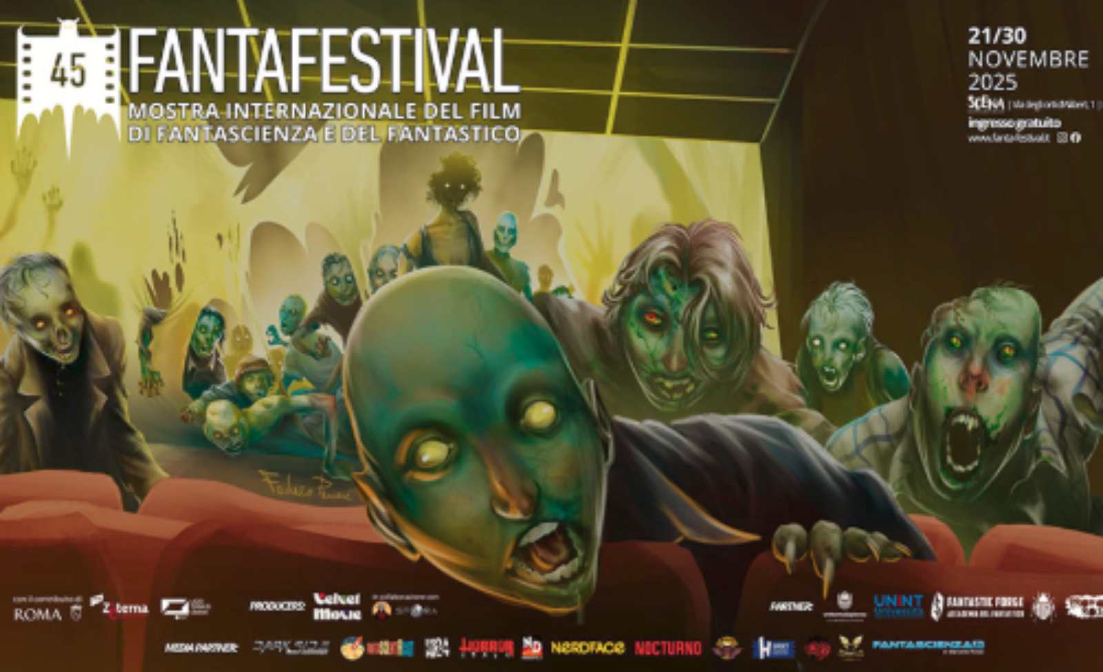 Roma, la locandina del fantafestival