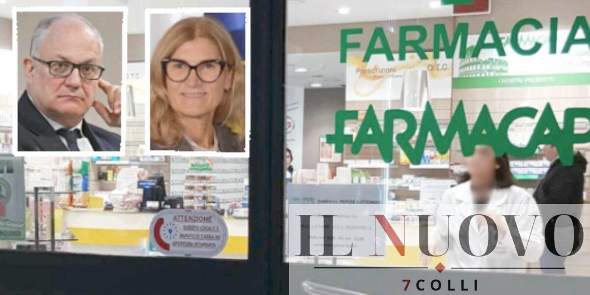 Roma, sullo sfondo una farmaci Farmacap, in primo piano il sindaco Gualtieri e la vice Scozzese