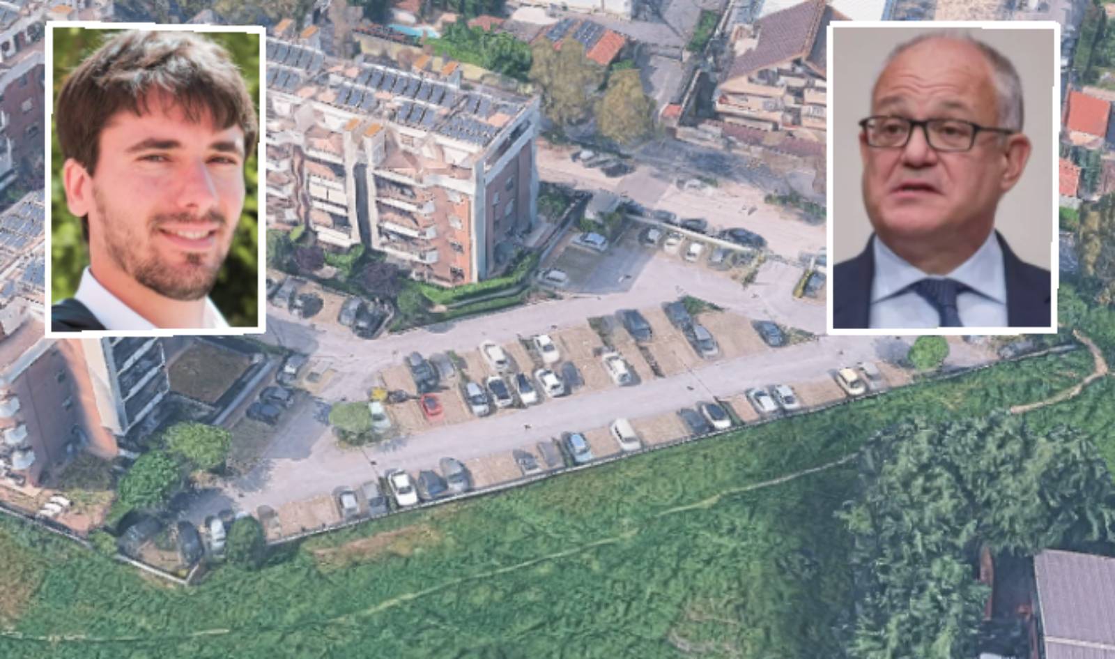 Roma, uno dei sei parcheggi in corso di risistemazione, in https://www.google.com/maps/place/Via+Francesco+Aquilanti, via Francesco Aquilanti, 63, foto Google Maps