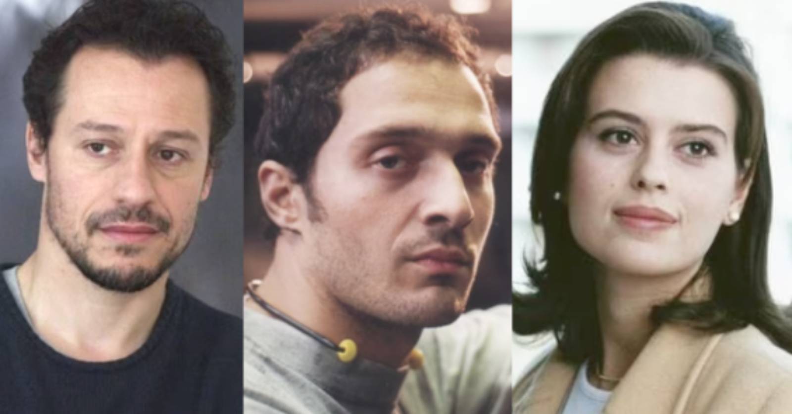 Roma, da sinistra Stefano Accorsi, Claudio Santamaria e Claudia Pandolfi