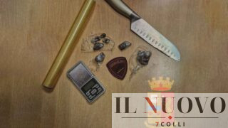 Spaccio minorile a Valmontone: 15enne sorpresa con droga e coltello