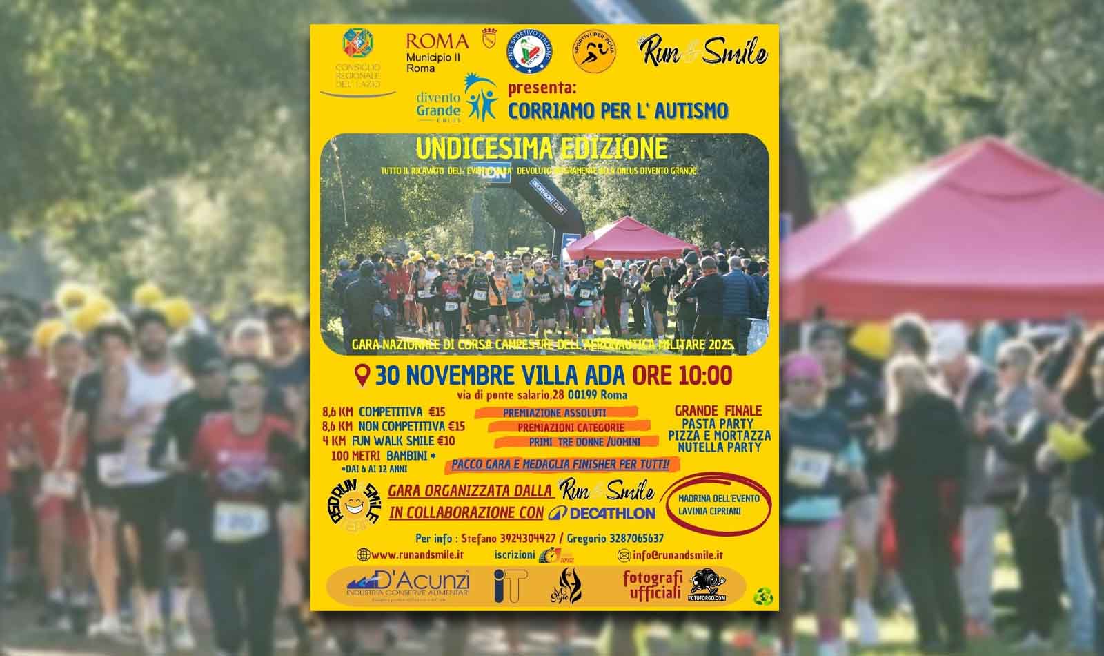 corriamo per l'autismo Roma
