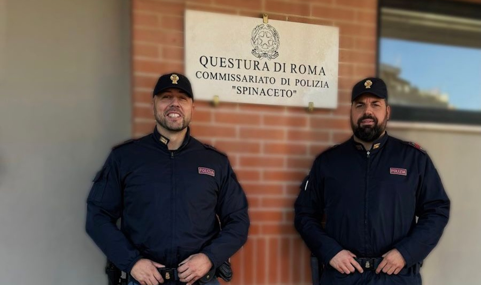 poliziotti salvano 88enne a Tor De Cenci