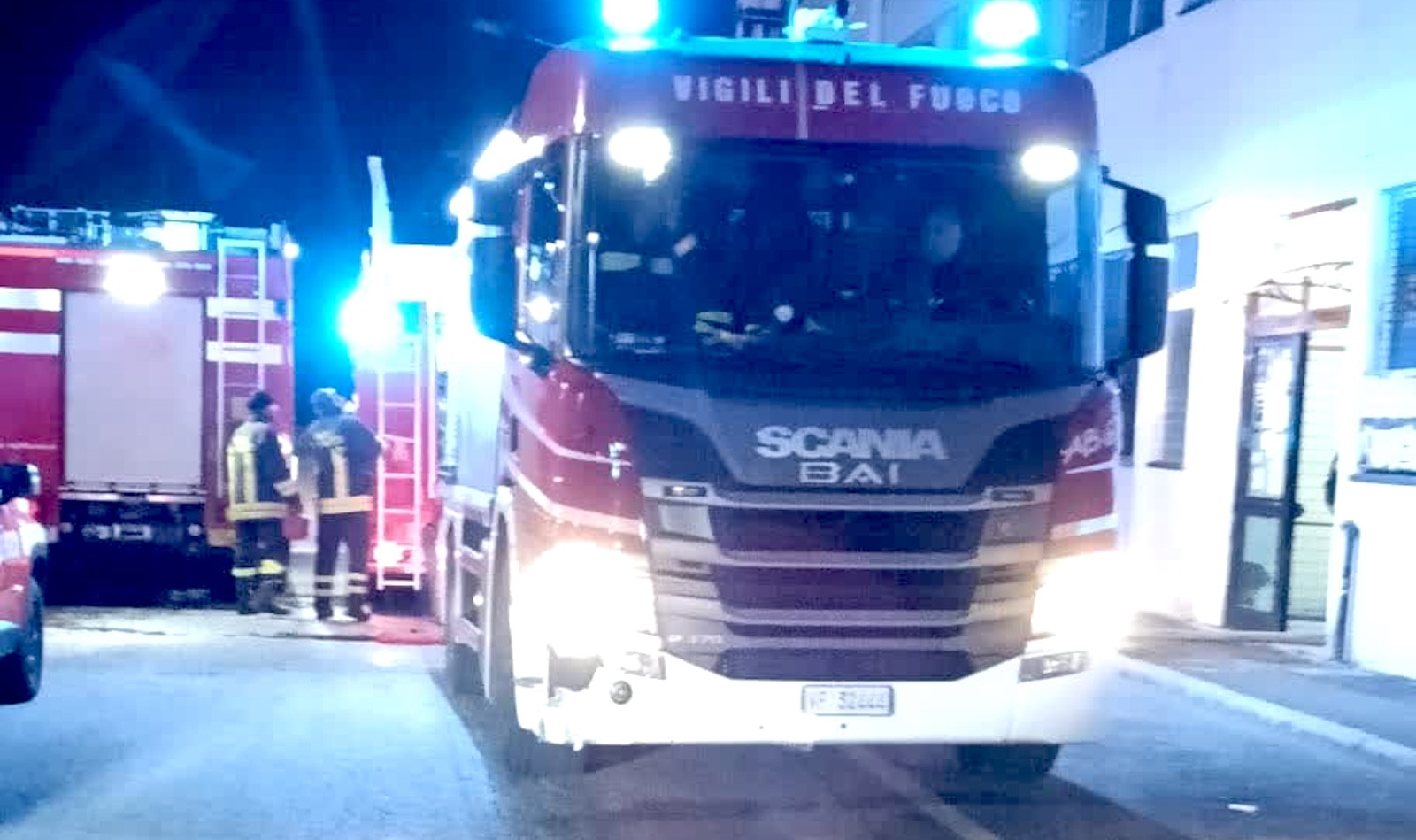 incendio via Fortunato Depero