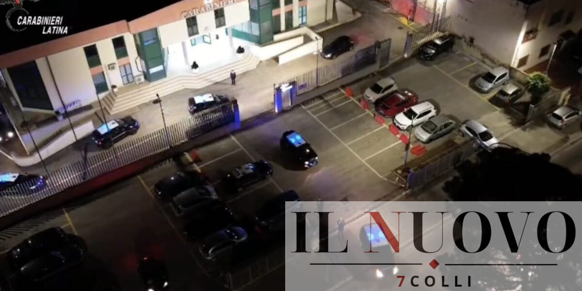 Carabinieri Latina operazione terracina 17 dicembre 2025