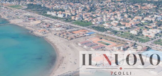 Fregene, l'area degli arenili, foto Google Maps