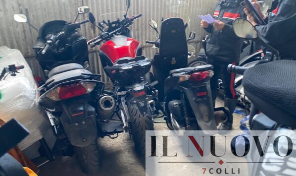 Ricettazione e Riciclaggio moto nella Riserva dell'Aniene