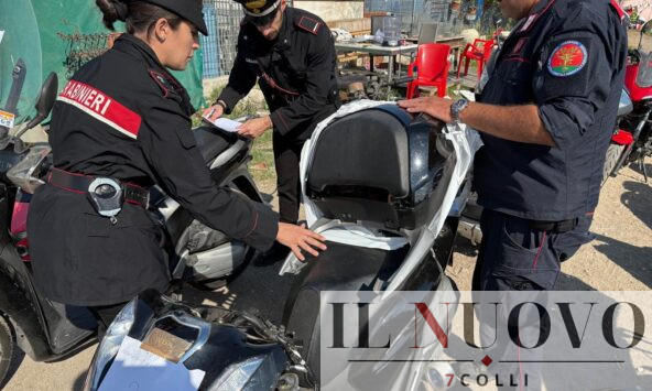 Ricettazione e Riciclaggio moto nella Riserva dell'Aniene