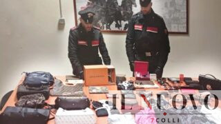 San Cesareo, scappano all’alt, poi in casa rinvenuto bottino griffato e oro: due arresti (uno ricercato per omicidio)